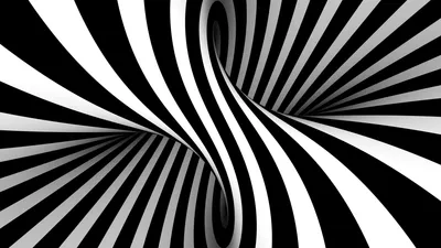 Abstract Black White Abstract Wallpaper 4K 7680x4320 Abstract, Black, And, White, Optical, Illusion, With, Twisting, Striped, Patterns, Presented, Stunning, Gray, Ultrawide, 4K