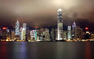 Vivid Vibrant Wallpaper World Wallpaper 4K 1680x1050 Hd, Desktop, Wallpaper, Showcasing, A, Vibrant, Man-made, Cityscape, Hong, Kong, Illuminated, Against, Gray, Ultrawide