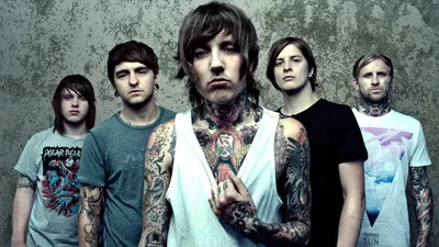 Definition Bring Horizon Abstract Wallpaper 4K 1920x1080 A, High-definition, Wallpaper, Featuring, Bring, Me, The, Horizon, Showcasing, Band, Members, Standing, White, Gray, Ultrawide, Full HD