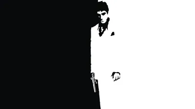 Misty Stark Wallpaper Black/Dark Wallpaper 4K 1920x1080 Hd, Pc, Desktop, Wallpaper, Featuring, A, Stark, Black-and-white, Silhouette, Tony, Montana, Movie, White, Ultrawide, Full HD