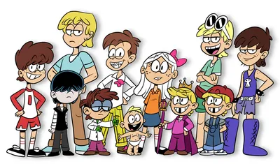 Genderbend Versions Loud House Abstract Wallpaper 4K 3998x2344 Loud, Ultrawide, 4k
