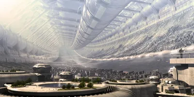 Futuristic Sci City Wallpaper 4K, World category