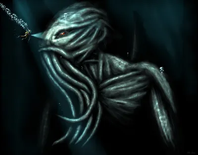 Fantasy Depiction Cthulhu Wallpaper 4K, Fantasy category