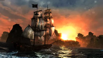 Assassin Creed Black Flag Wallpaper 4K, Nature category