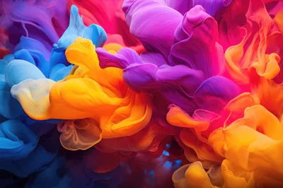 Super Colorful Splash Ink Liquid Abstract Wallpaper 4K 2208x1471 Full HD, Ultrawide