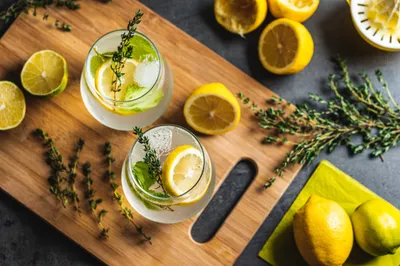 Fresh Homemade Lemonade Abstract Wallpaper 4K 2208x1471 Full HD, Ultrawide