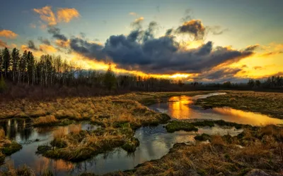 Epic Sunset Wallpaper Wallpaper 4K, Nature category