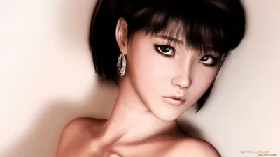 Artistic Portrait Woman Wallpaper 4K, Black/Dark category
