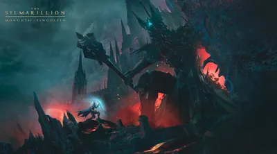 Dramatic Morgoth Fingolfin Fantasy Wallpaper 4K 2000x1110 A, Dramatic, Scene, Featuring, Morgoth, And, Fingolfin, From, Lord, Rings, Surrounded, Dark, Purple, Brown, Ultrawide, Full HD