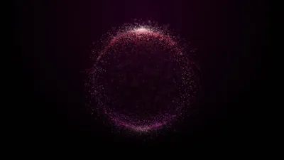 Sci Glowing Particle Formed Sphere Space Wallpaper 4K 1920x1080 Hd, Sci-fi, Desktop, Wallpaper:, Featuring, A, Glowing, Particle-formed, Sphere, Set, Against, Deep, Brown, Gray, Ultrawide, Full HD