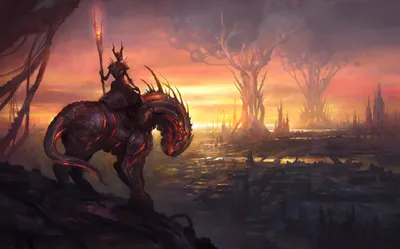 City Fantasy Creature Fantasy Wallpaper 4K 2560x1596 City, Fantasy, Creature, Hd, Desktop, Wallpaper, Gray, Orange, Ultrawide, QHD