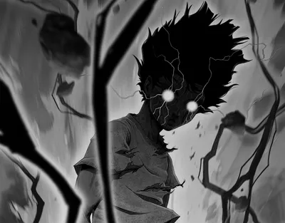 Calm Definition Wallpaper Black/Dark Wallpaper 4K 1920x1504 A, High-definition, Desktop, Wallpaper, Featuring, Shigeo, Kageyama, From, Anime, Mob, Psycho, 100, Gray, Square, Full HD