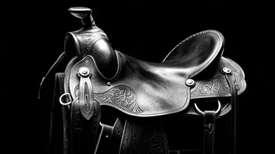 Ornately Tooled Leather Black/Dark Wallpaper 4K 3838x2158 High-contrast, Black-and-white, Ultrawide, QHD