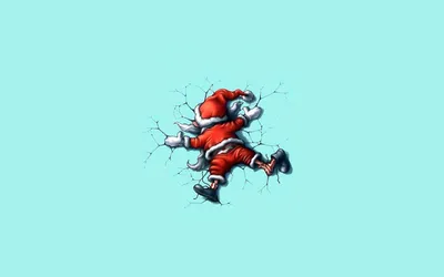 Radiant Minimalist Wallpaper Minimal Wallpaper 4K 1920x1200 Minimalist, Humorous, Hd, Desktop, Wallpaper, Featuring, Santa, Claus, Humorously, Crashed, Through, Light, White, Ultrawide, Full HD