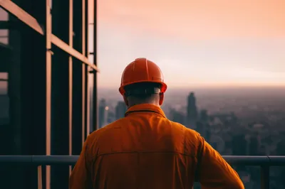 Technology Worker Skyscraper Construction Technology Wallpaper 4K 2208x1471 Full HD, Ultrawide