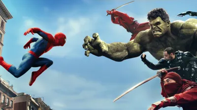 Spider Man Brand New Day World Wallpaper 4K 3838x2158 Spider-man, Mid-swing, Ultrawide, QHD