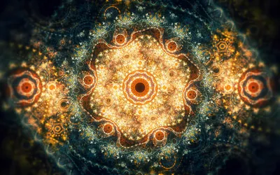 Abstract Fractal Design Glowing Patterns Abstract Wallpaper 4K 1920x1200 Hd, Pc, Desktop, Wallpaper, Featuring, An, Abstract, Fractal, Design, Intricate, Glowing, Patterns, Gray, Purple, Orange, Ultrawide, Full HD