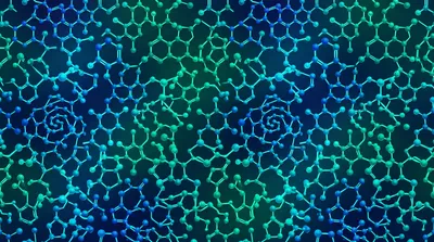Teal Blue Molecular Abstract Wallpaper 4K 5502x3070 Teal-blue, Ultrawide, 4k