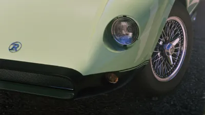 General Wallpaper 3838x2158 Cars Wallpaper 4K 3838x2158 Close-up, Mint-green, Wire-spoke, Ultrawide, QHD