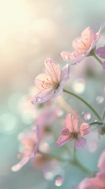 Cute Flower Soft Wallpaper 4K, Nature category