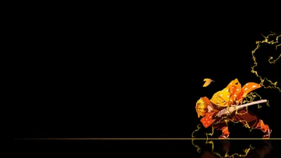 Zenitsu Agatsuma Demon Slayer Wallpaper 4K, Black/Dark category