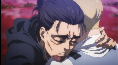 Misty Eren Wallpaper Abstract Wallpaper 4K 1944x1080 Hd, Wallpaper, Of, Eren, Yeager, From, Attack, On, Titan, Depicting, Him, Emotional, White, Ultrawide, Full HD