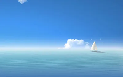 Fantasy Themed Solitary Nature Wallpaper 4K 1920x1200 A, Fantasy-themed, Hd, Desktop, Wallpaper, Featuring, Solitary, Sailboat, Calm, Expansive, Sea, Under, Pink, Green, Ultrawide, Full HD