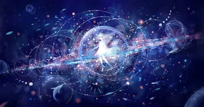 Crisp Original Wallpaper Space Wallpaper 4K 4096x2160 A, Stunning, Hd, Desktop, Wallpaper, Featuring, An, Original:, Anime, Illustration, Set, Space, White, Brown, Ultrawide, 4k