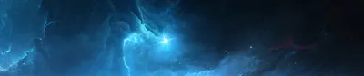 Epic Vivid Wallpaper Space Wallpaper 4K 5745x1200 A, Vivid, Blue, Nebula, With, Bright, Star, Shining, Sci-fi, Space, Scene, Rendered, Green, Pink, Ultrawide, 4K