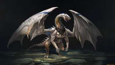 Misty Fantasy Wallpaper Fantasy Wallpaper 4K 2144x1206 Hd, Pc, Desktop, Wallpaper, Featuring, A, Fantasy, Dragon, Metallic, Wings, Armor, Standing, Gray, Ultrawide, Full HD