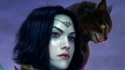 Vibrant Captivating Wallpaper Animals Wallpaper 4K 1920x1080 A, Captivating, Fantasy-themed, Hd, Wallpaper, Featuring, Woman, Striking, Features, Mysterious, Cat-like, Creature, Gray, Brown, Ultrawide, Full HD