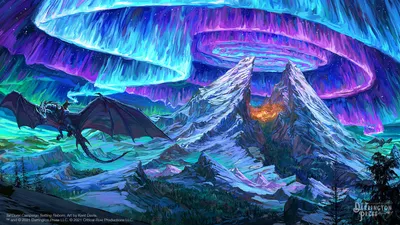 Fantasy Majestic Dragon Flying Snowy Nature Wallpaper 4K 1920x1080 Fantasy, Hd, Desktop, Wallpaper, Featuring, A, Majestic, Dragon), Flying, Over, Snowy, Mountains, Yellow, Pink, Red, Ultrawide, Full HD