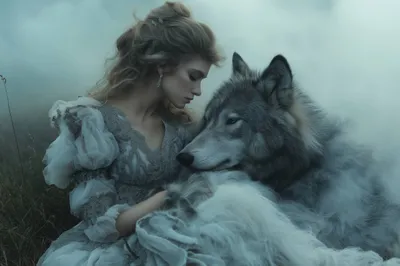 Young Woman Dress Artistic Animals Wallpaper 4K 2208x1471 Full HD, Ultrawide
