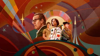 Retro Cinematic Collage Abstract Wallpaper 4K 3838x2158 Four, Ultrawide, QHD