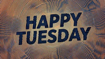 Bold Happy Tuesday Concentric Gold Abstract Wallpaper 4K 5502x3070 Gold-and-navy, Ultrawide, 4k