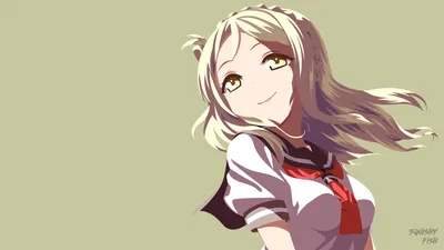 Dark Mari Wallpaper Abstract Wallpaper 4K 2560x1440 Mari, Ohara, Anime, Love, Live!, Sunshine!!, Hd, Desktop, Gray, Ultrawide, QHD