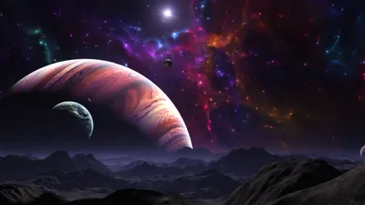 Depicting Vibrant Galaxy Colorful Space Wallpaper 4K 3840x2160 4K, Ultra, Hd, Desktop, Wallpaper, Depicting, A, Vibrant, Galaxy, Colorful, Stars, Large, White, Brown, Ultrawide