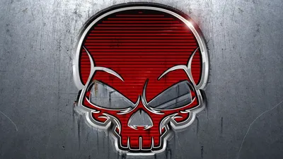 Serene Dark Wallpaper Black/Dark Wallpaper 4K 1920x1080 Hd, Desktop, Wallpaper, Featuring, A, Dark, Skull, Design, Red, Accents, Metallic, Detailing, Gray, Ultrawide, Full HD