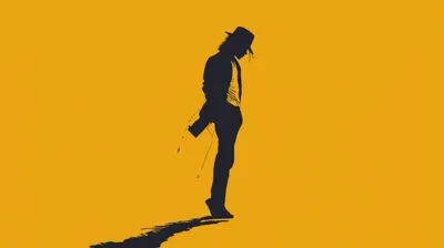 Dreamy Minimalist Wallpaper Black/Dark Wallpaper 4K 2912x1632 Minimalist, Yellow, 2k, Quad, Hd, Desktop, Wallpaper, Black, Silhouette, Fedora-wearing, Dancer, Tipping, Purple, Orange, Ultrawide, QHD