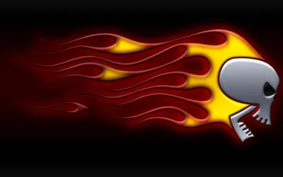Sleek Dark Wallpaper Black/Dark Wallpaper 4K 1920x1200 Hd, Pc, Desktop, Wallpaper, Featuring, A, Dark-themed, Skull, Fiery, Flames, Trailing, Behind, Yellow, Purple, Ultrawide, Full HD