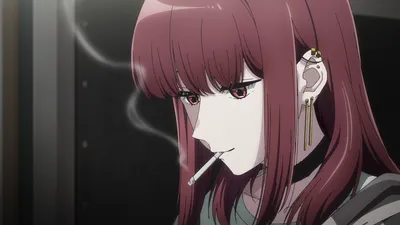 Anime Yamada Smoking Behind Black/Dark Wallpaper 4K 1918x1078 You, Ultrawide