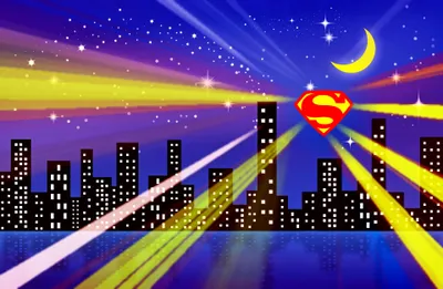 Dreamy Superman Wallpaper Black/Dark Wallpaper 4K 3840x2504 Superman, Logo, Shining, In, The, Night, By, Annalise, Batista, Red, Yellow, Ultrawide, 4K