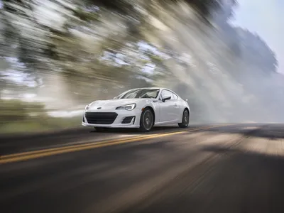 Epic Sleek Wallpaper Nature Wallpaper 4K 3000x2254 A, Sleek, White, Subaru, Brz, Speeds, Along, Tree-lined, Road, Capturing, Essence, Dynamic, Gray, Landscape, QHD