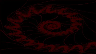 Abstract Red Spiral Mesh Abstract Wallpaper 4K 3840x2160 Abstract, Red, Spiral, Mesh, On, A, Black, Field, High-detail, Ultra, Desktop, Showing, Ultrawide, 4K