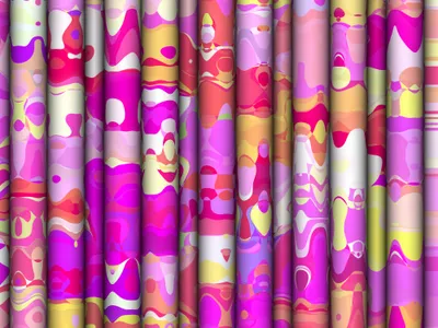Dreamy Vibrant Wallpaper Abstract Wallpaper 4K 4000x3000 Vibrant, Colorful, Abstract, Design, With, Flowing, Shapes, And, Patterns, Pink, Purple, Yellow, White, Landscape, 4K