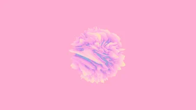 Pink Minimalist Abstract Sphere Wallpaper 4K, Minimal category