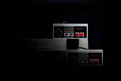 Nintendo Nes Game Console Wallpaper 4K, Games category