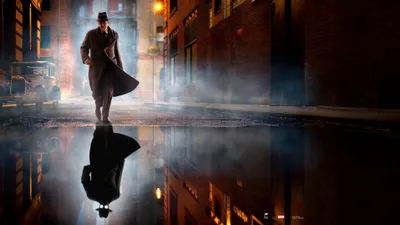 General Wallpaper 3838x2158 Black/Dark Wallpaper 4K 3838x2158 Spider-man, Noir, Coat, Rain, Ultrawide, QHD