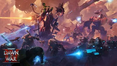 Warhammer Dawn War Video Game Space Wallpaper 4K 3839x2158 Ultrawide, QHD