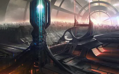 Futuristic Sci Cityscape Towering Structures Technology Wallpaper 4K 1920x1200 Hd, Desktop, Wallpaper, Showcasing, A, Futuristic, Sci-fi, Cityscape, Towering, Structures, Advanced, Technology, Gray, Ultrawide, Full HD